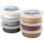 Foam Clay - harmonie brune - mtallis - 6 x 14 g