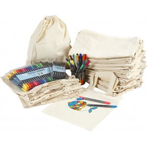 Sacs à chaussures et textiles avec marqueur - couleurs mélangées Sacs à chaussures et textiles avec marqueur - couleurs mélangées