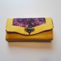 Image client Tissu d'ameublement Vinyle / Cuir Artificiel Jaune - 140 cm