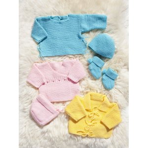 Modèles de tricot - Vêtements bébé légèrement tricotés Modèles de tricot - Vêtements bébé légèrement tricotés