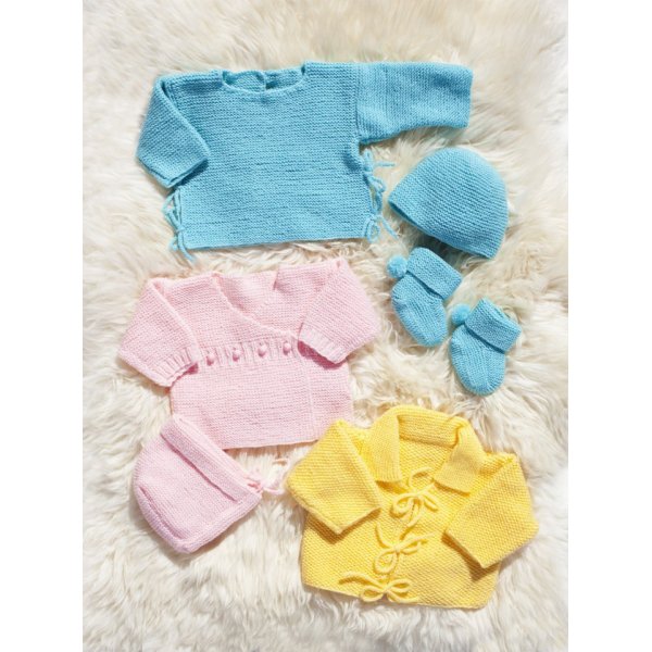 Modles de tricot - Vtements bb lgrement tricots