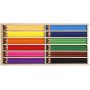 Crayons de couleur - 3 mm - couleurs mlanges - 144 pcs