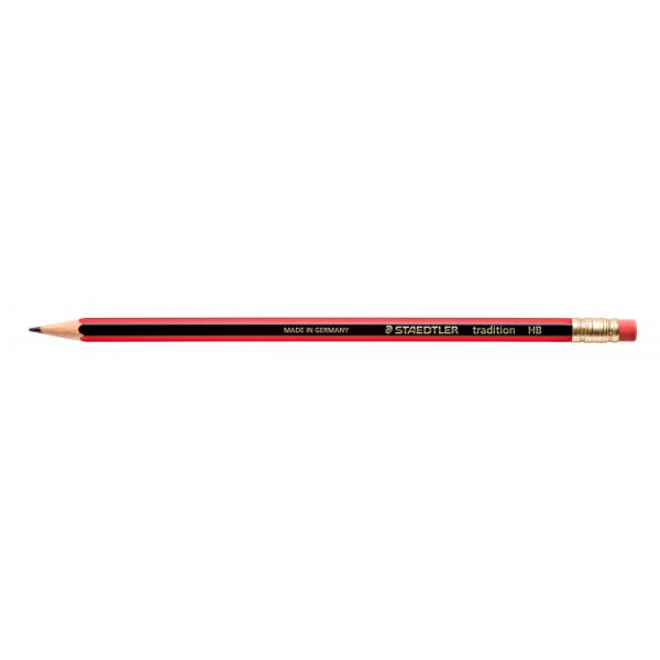 Crayon Tradition avec gomme - HB