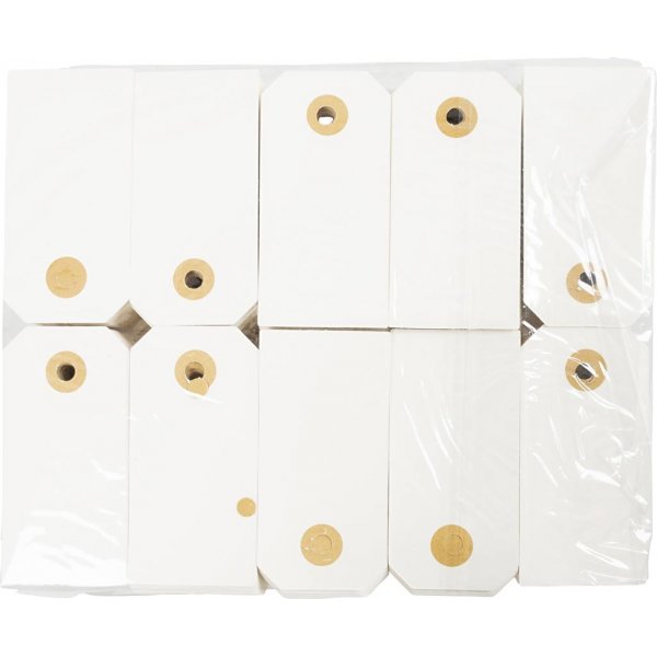 Marqueurs Manille - crme - 4 x 8 cm - 1000 pcs