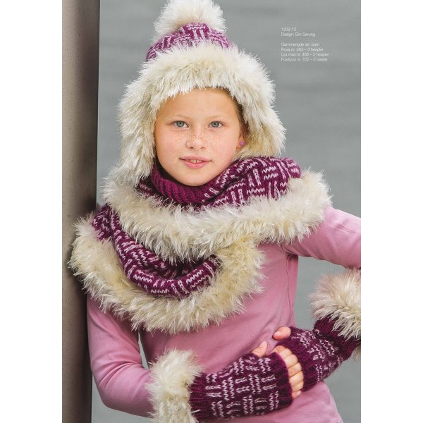 Patron tricot - Bonnet, col et manchettes (1209-12)
