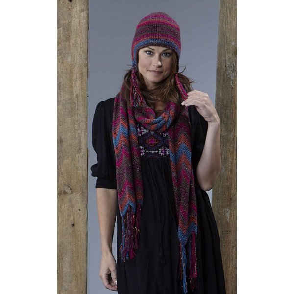 Patron au crochet - Bonnet, charpe et chle au crochet