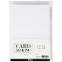Cartes et enveloppes - blanc - 11,5 x 16,5 cm - 50 sets