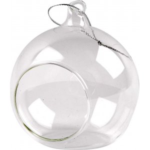 Boule en verre avec trous - 6 pcs Boule en verre avec trous - 6 pcs