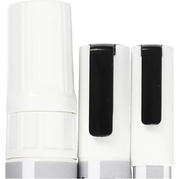 Marqueurs à craie - blanc - 3 pcs Marqueurs à craie - blanc - 3 pcs