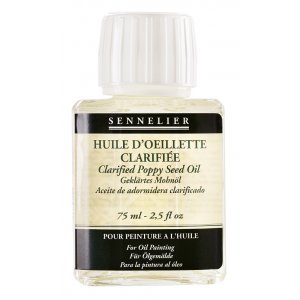 Huile médium Sennelier - Huile de Pavot Clarifiée Huile médium Sennelier - Huile de Pavot Clarifiée