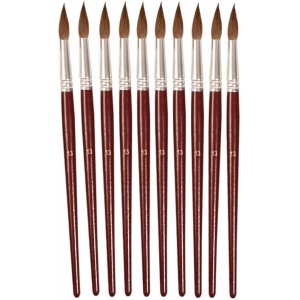 Pinceau aquarelle n°. 13 à 10 pièces Pinceau aquarelle n°. 13 à 10 pièces