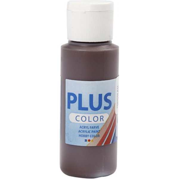 Peinture Plus Color Hobby - chocolat - 60 ml Peinture Plus Color Hobby - chocolat - 60 ml