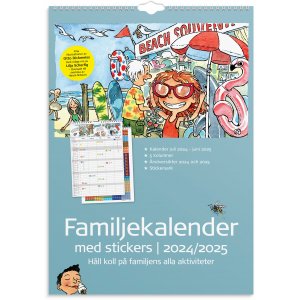 Calendrier familial 24/25 - Autocollants Calendrier familial 24/25 - Autocollants