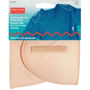 Insert de rembourrage d'épaule avec dispositif de fixation Beige 2 pcs Insert de rembourrage d'épaule avec dispositif de fixation Beige 2 pcs