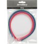 Diadme - 8 mm - couleurs mlanges - 5 pcs