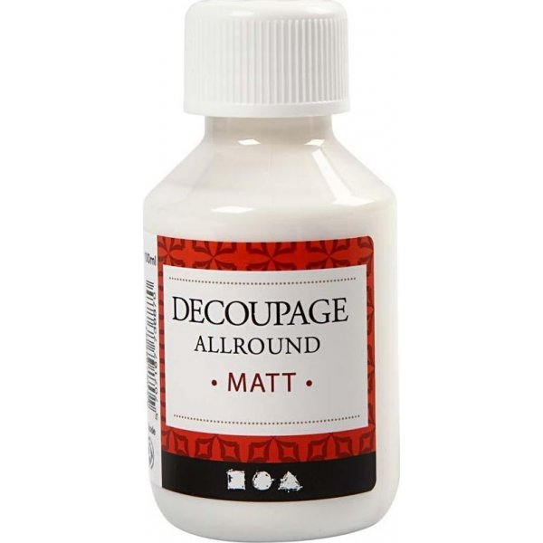 Vernis de dcoupage - polyvalent - mat - 100 ml