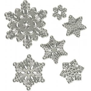 Gabarit de découpe - Flocon de neige Gabarit de découpe - Flocon de neige