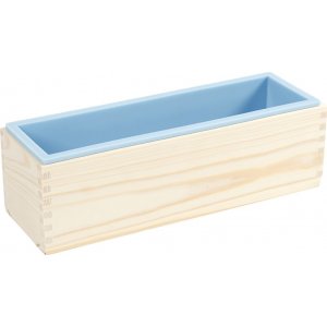 Moule en silicone dans une boîte en bois Moule en silicone dans une boîte en bois
