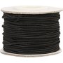 Cordon lastique 1 mm - noir - 25 m