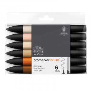 BrushMarker W&N - Tons chair 6 stylos BrushMarker W&N - Tons chair 6 stylos