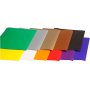 Papier glac - couleurs mlanges - 11 x 25 feuilles