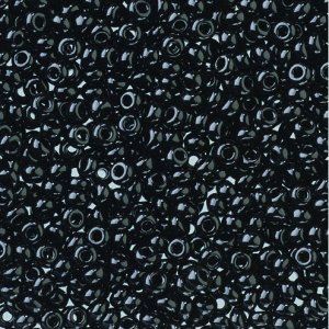 Rocailles opaques - noir Rocailles opaques - noir