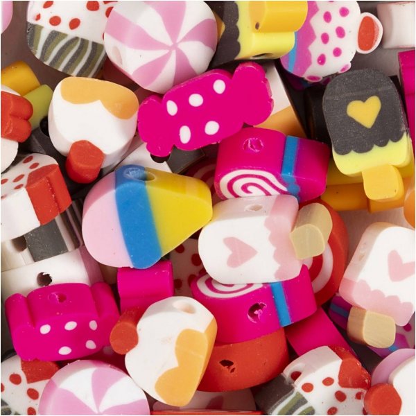 Perles figurines - Bonbon - 60 pcs Perles figurines - Bonbon - 60 pcs