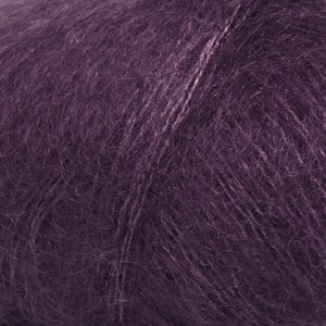 Fil DROPS Kid-Silk Uni Color - 25g - Violet foncé (16) Fil DROPS Kid-Silk Uni Color - 25g - Violet foncé (16)