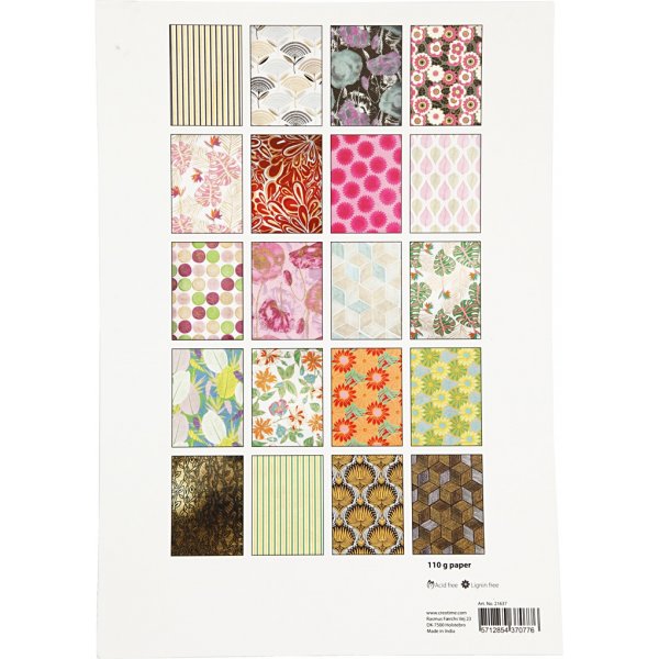 Papier fait main - A4 - 20 feuilles