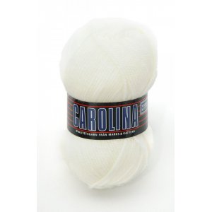 Fil Carolina - 50g - Blanc naturel (202) Fil Carolina - 50g - Blanc naturel (202)