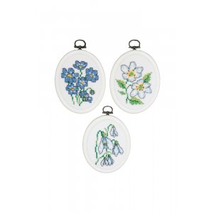 Kit de broderie Flexiboards - Fleurs sauvages 3-pack Kit de broderie Flexiboards - Fleurs sauvages 3-pack