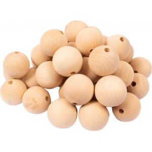 Perles en bois, Ø 40 mm, 50 pcs Perles en bois, Ø 40 mm, 50 pcs