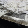 Image client Pastille adhésive 5 x 5 x 1 mm / 10 x 14 cm - blanc 560 pcs. double face