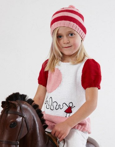 Patron tricot - Pull enfant avec ballon