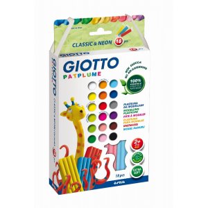 Pâte à modeler Giotto Patplume - 18x20g Pâte à modeler Giotto Patplume - 18x20g