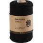Fil macram - noir - 2 mm - 198 m