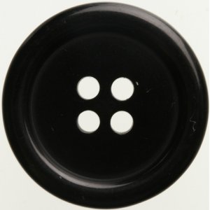 Bouton Rond 4 trous 15 mm 8pcs - Noir Bouton Rond 4 trous 15 mm 8pcs - Noir