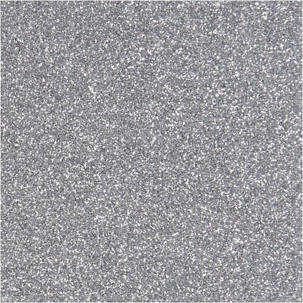 Tissu  repasser - argent - paillettes - A5