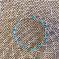 Image client Perles en bois 4 mm - turquoise 150 pcs. diam�tre du trou 1,5 mm