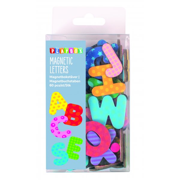 Lettres magn�tiques � motifs 60 pcs