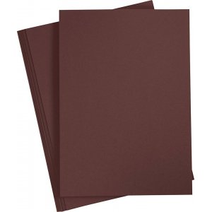 Carton coloré - marron foncé - A4 - 180 g - 20 feuilles Carton coloré - marron foncé - A4 - 180 g - 20 feuilles
