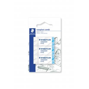 Gomme Rasoplast Combi Blanche - paquet de 3 Gomme Rasoplast Combi Blanche - paquet de 3