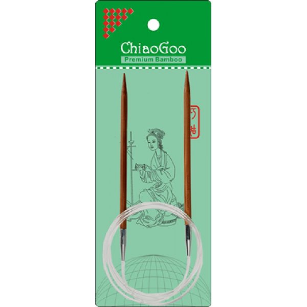Aiguille  tricoter circulaire Bambou Patine 100 cm