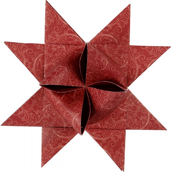 Bandes toiles - rouge - blanc - 18 cm - 40 bandes