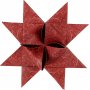 Bandes étoiles - rouge - blanc - Ø18 cm - 40 bandes