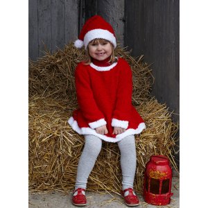 Patron tricot - Robe et bonnet du Père Noël Patron tricot - Robe et bonnet du Père Noël