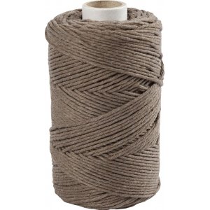 Fil macramé - marron clair - Ø2 mm - 198 m Fil macramé - marron clair - Ø2 mm - 198 m