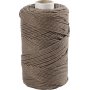 Fil macram - marron clair - 2 mm - 198 m