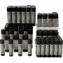 Bâtons de colle transparente - différentes tailles - 96 pcs