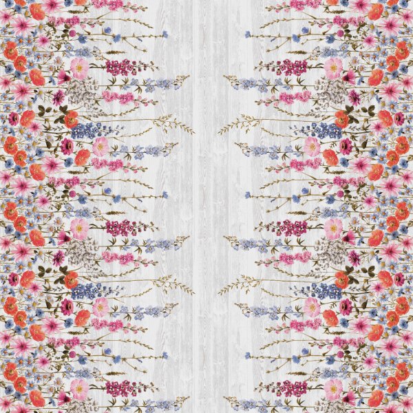 Bordures de bche PVC - Fleurs